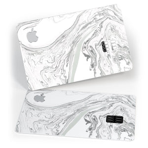 Gray Textured Marble Premium Protective Decal