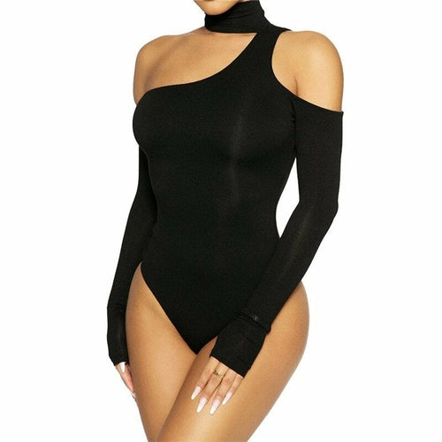 Hollow Out Long Sleeve Bodysuit