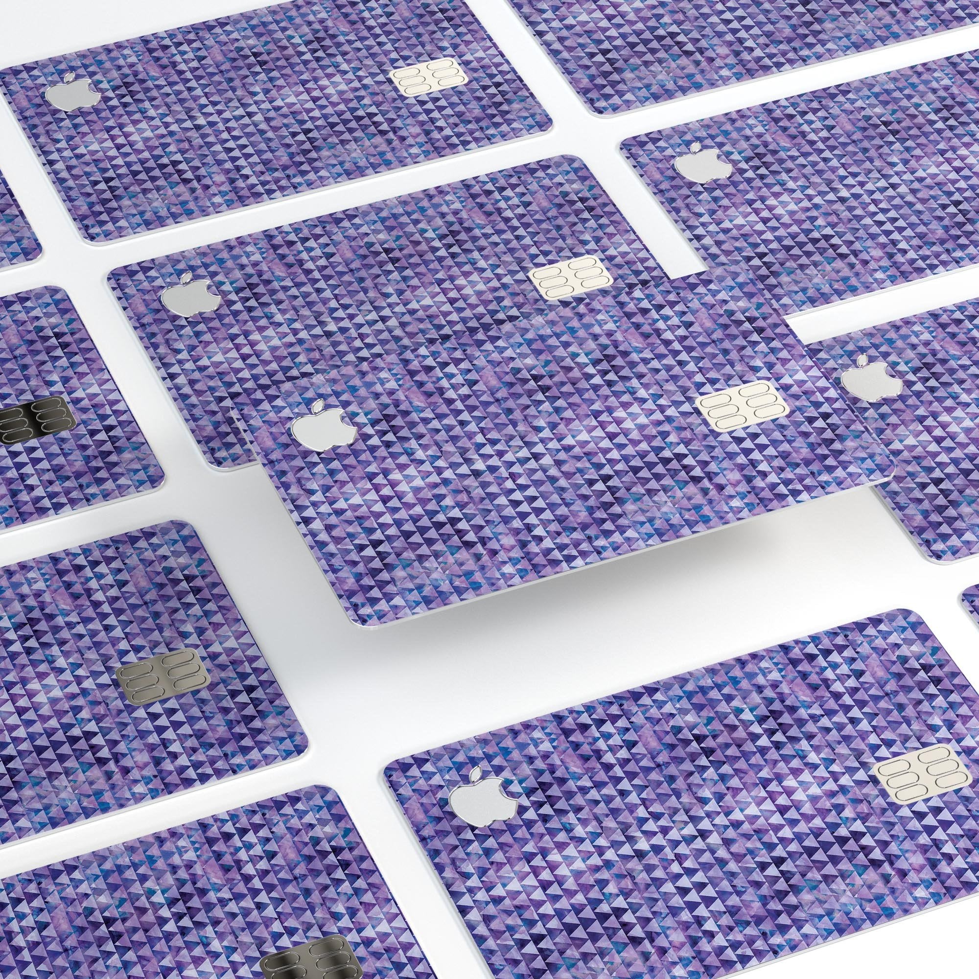 Purple Textured Triangle Pattern - Premium Protective Decal Skin-Kit