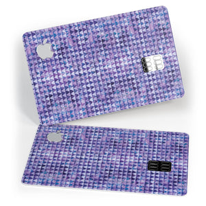 Purple Textured Triangle Pattern - Premium Protective Decal Skin-Kit
