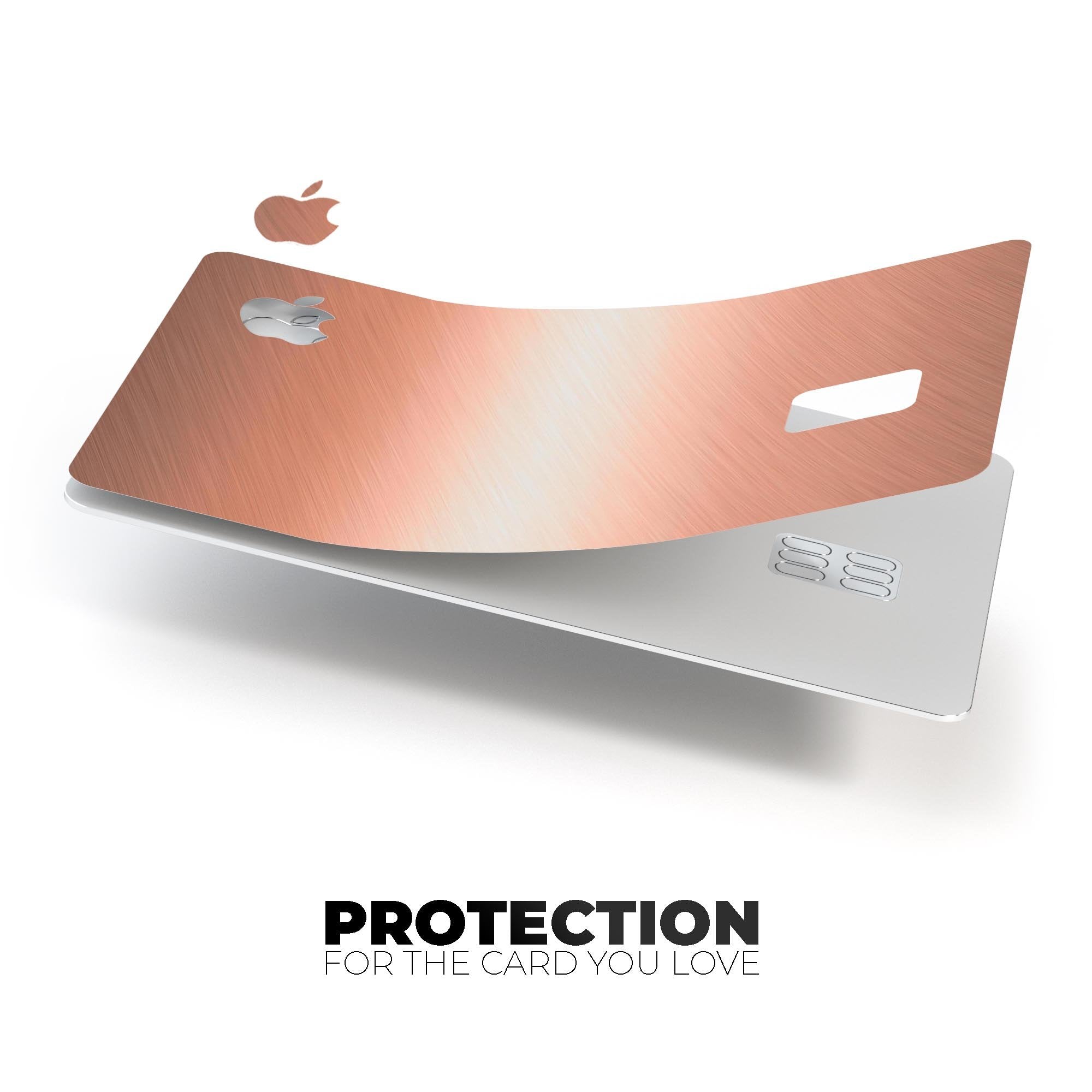 Rose Gold Digital Brushed Surface V1 Premium Protective Decal