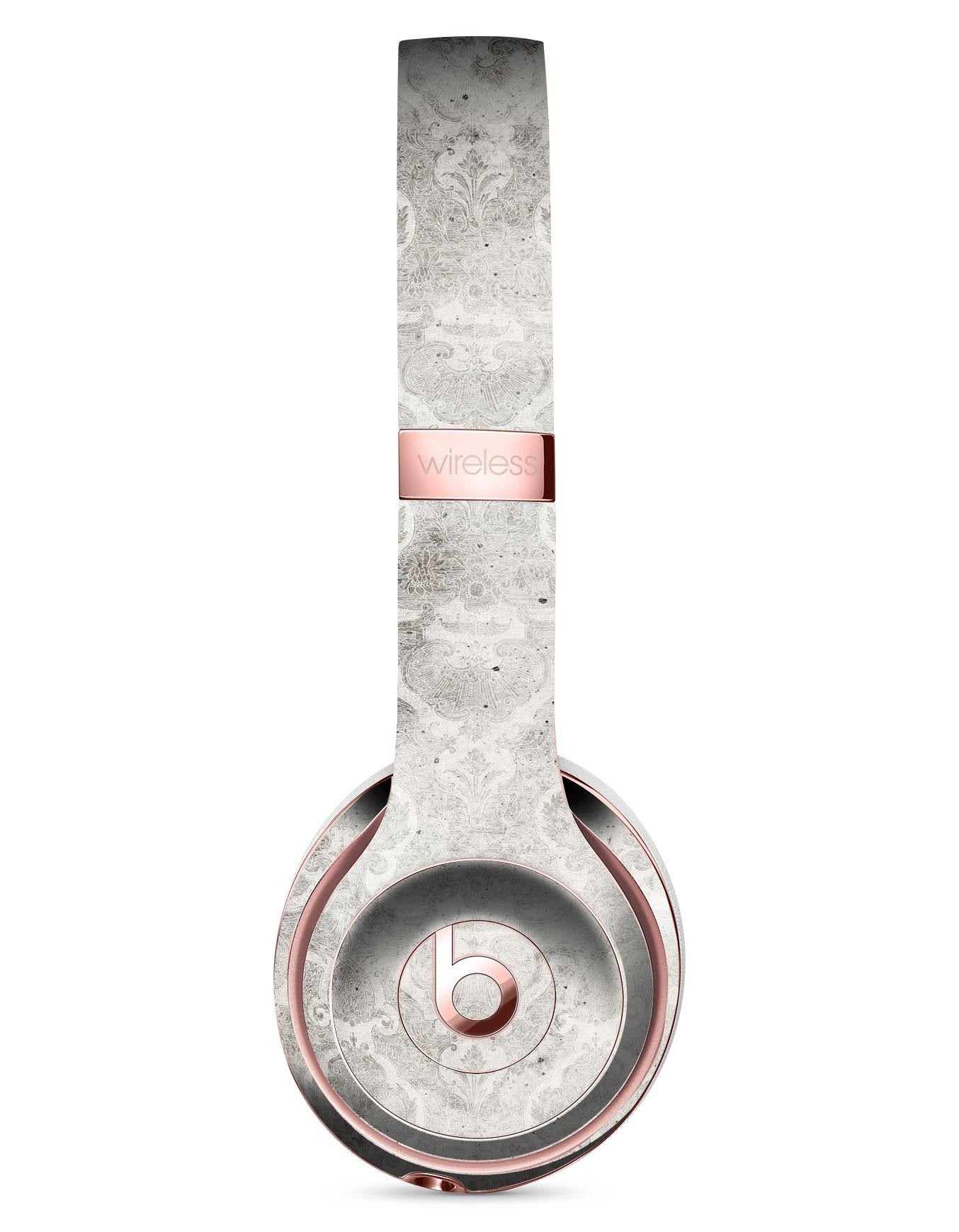 Stained Gray Damask Pattern Full-Body Skin Kit for the Beats by Dre