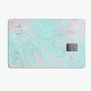 Teal Slate Marble Surface V23 Premium Protective Decal