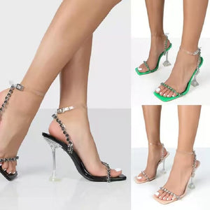 Crystal Luxury High Heels Sandals Summer Sexy Pumps