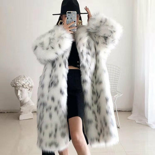 Long Fur Overcoat