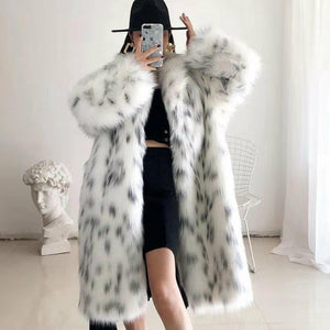 Long Fur Overcoat